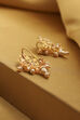 White Gold Plated Brass Drop & Dangler Earrings image number 2