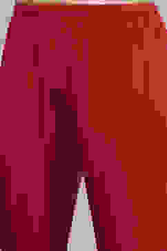 Red Cotton Foil Printed Anarkali Suit Set image number 2