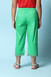 Pink Cotton Blend Capris image number 4