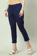 Grey Cotton Flax Pants image number 2