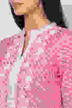 Peach Straight Kurta image number 1