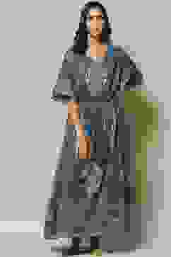 Grey Cotton Printed Nightwear image number 0