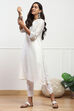 Beige Viscose Lycra Solid Pant image number 0