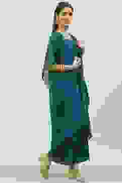 Teal LIVA Straight 2 Piece Set image number 5