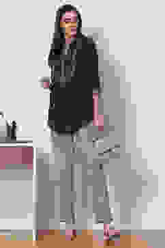 Indigo Cotton Short Yarndyed Kurti image number 5