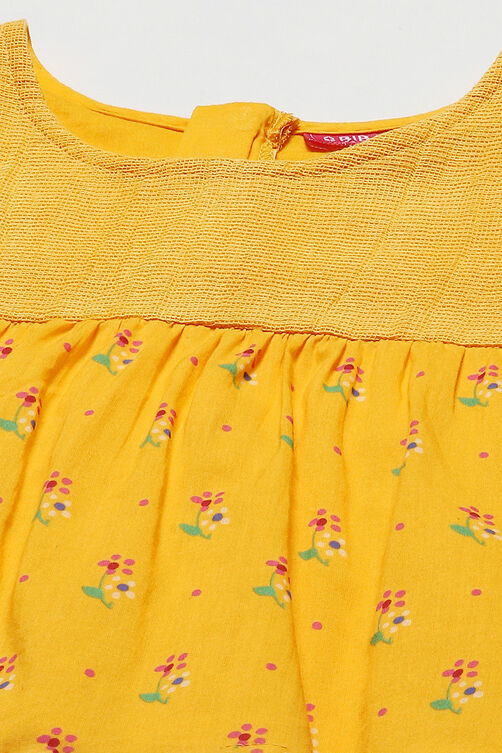 Pink Cotton Straight Printed Kurta Set image number 1