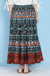 Black Cotton Long Skirt image number 5