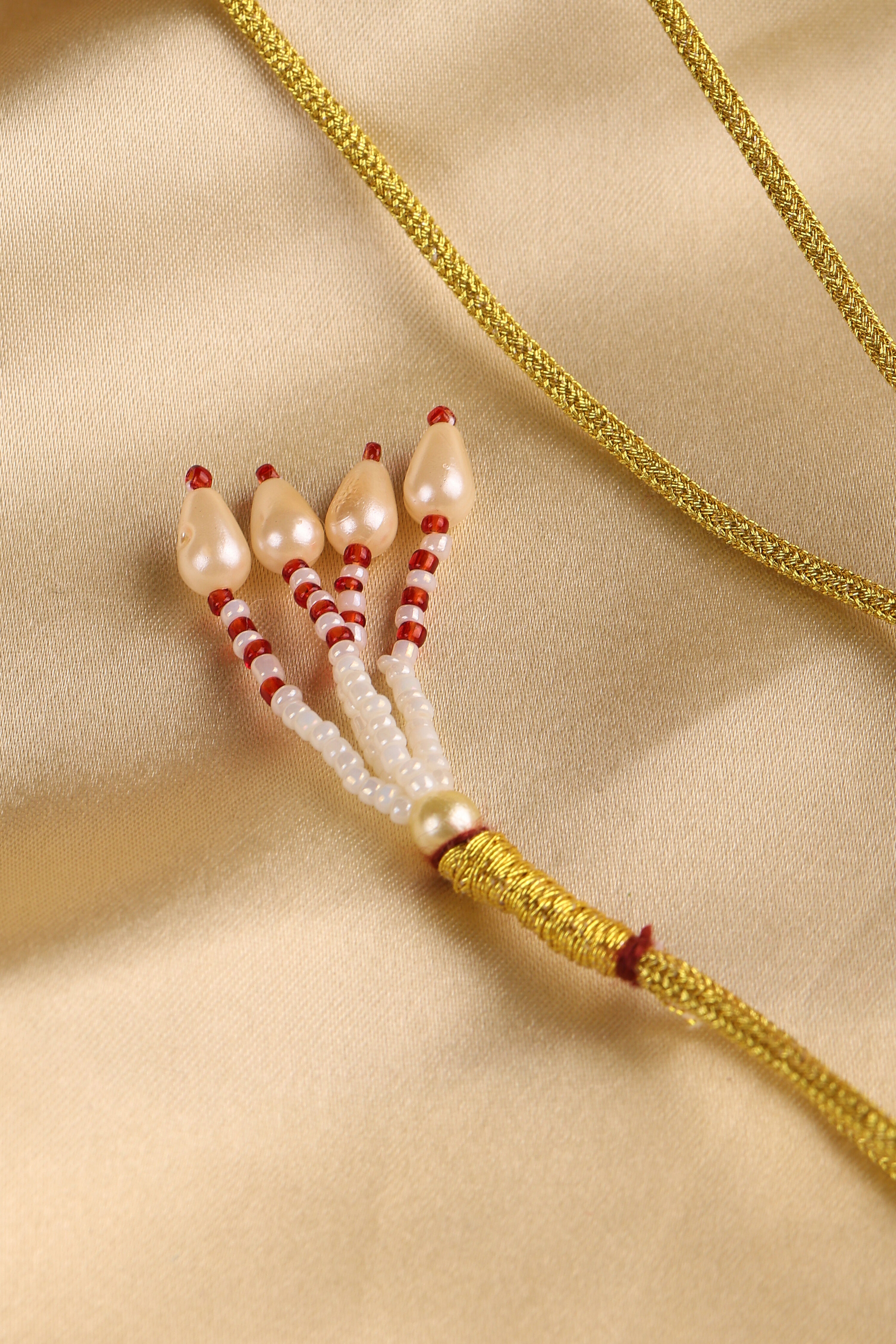 Champagne Alloy Necklace Set image number 6