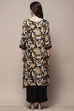 Black Rayon Straight Kurta Set image number 4