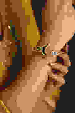 Red Brass Bracelet image number 3