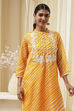 Coral Polyester Straight Kurta image number 6