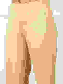 Beige Viscose Lycra Solid Pant image number 1