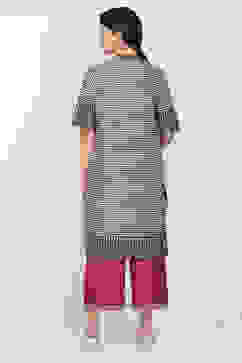 Maroon Cotton Fusion Wear Set image number 6