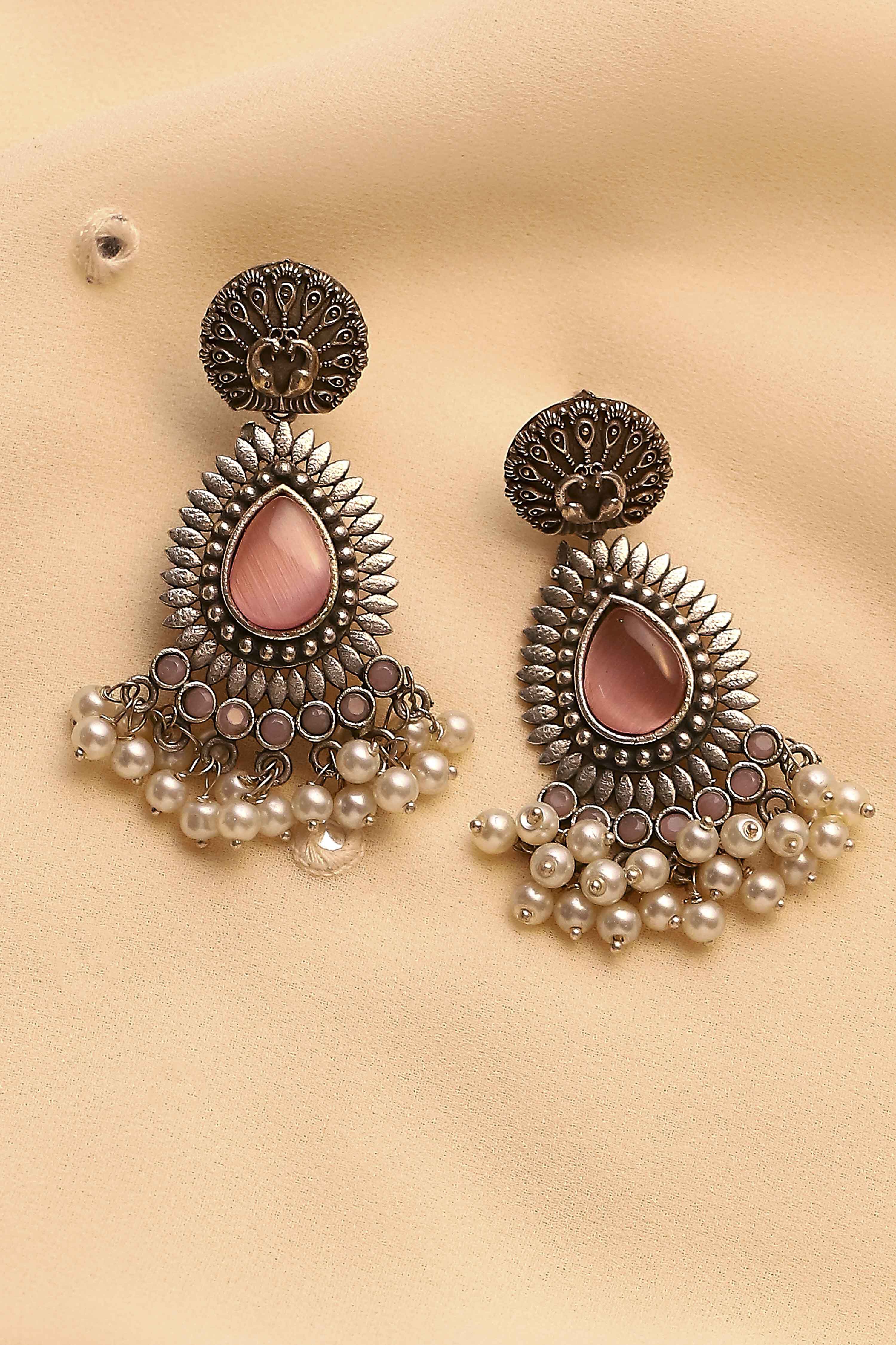 biba Oxid Light Pink Brass Oxidised Drop & DanglersOxid Light Pink Brass Oxidised Drop & Danglers-picture-72