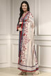 Blue Viscose Rayon Straight Printed Suit Set image number 3