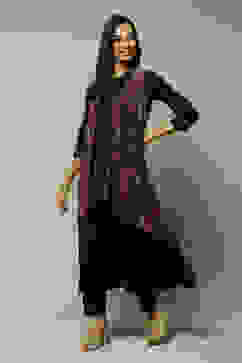 Black Acrylic Straight 2 Piece Set image number 1