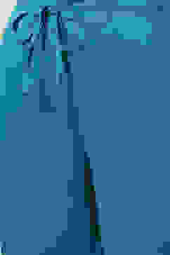 Turquoise Cotton Flared Kurta Palazzo Suit Set image number 2