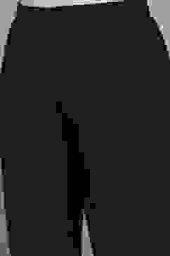 Black Cotton Slim Pants image number 1