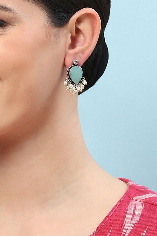 Mint Brass Earrings image number 1
