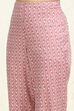 Blue Cotton Hand Block Print Unstitched Suit Set image number 7