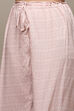 Indigo Rayon Asymmetric Kurta Palazzo 2 Piece Set image number 2
