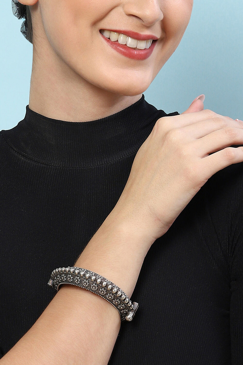 Oxidised Brass Bangles image number 1