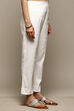 Black Cotton Relaxed Pant image number 3