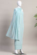 Pnk Georgette Unstitched Suit Set image number 4