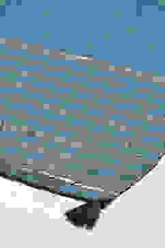 Blue Cotton Blend Yarndyed Dupatta image number 1