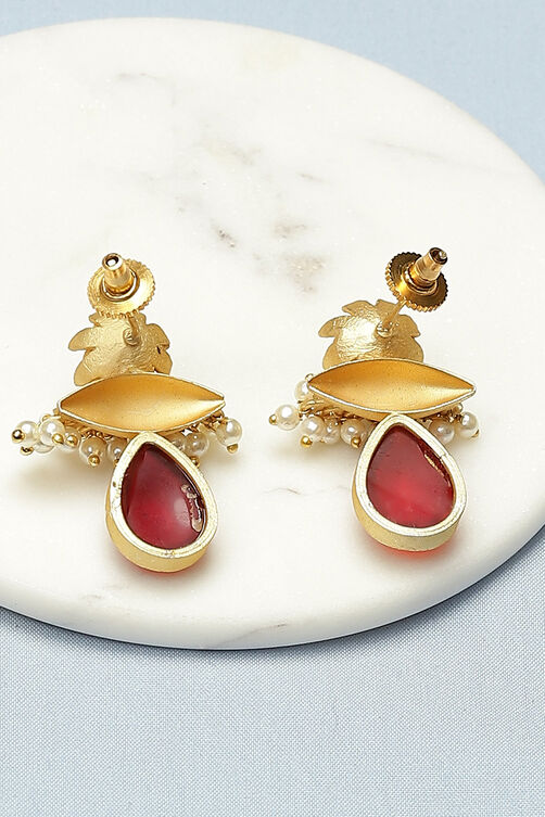 Red Earrings image number 2