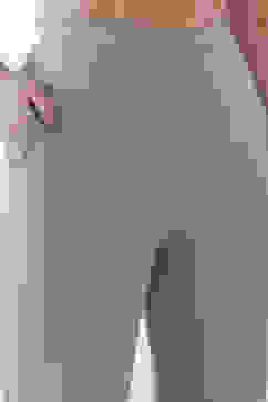 Beige Viscose Blend Wide Leg Pants image number 1