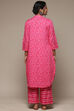 Yellow Cotton Straight Kurta Palazzo Suit Set image number 4