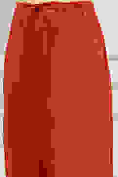 Red Chanderi Machine Embroidered Unstitched Suit Set image number 3