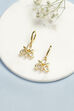 Gold Brass Earrings image number 2