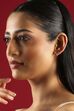 Gold Plated Brass Dolphin-Shaped Stud Earrings image number 3