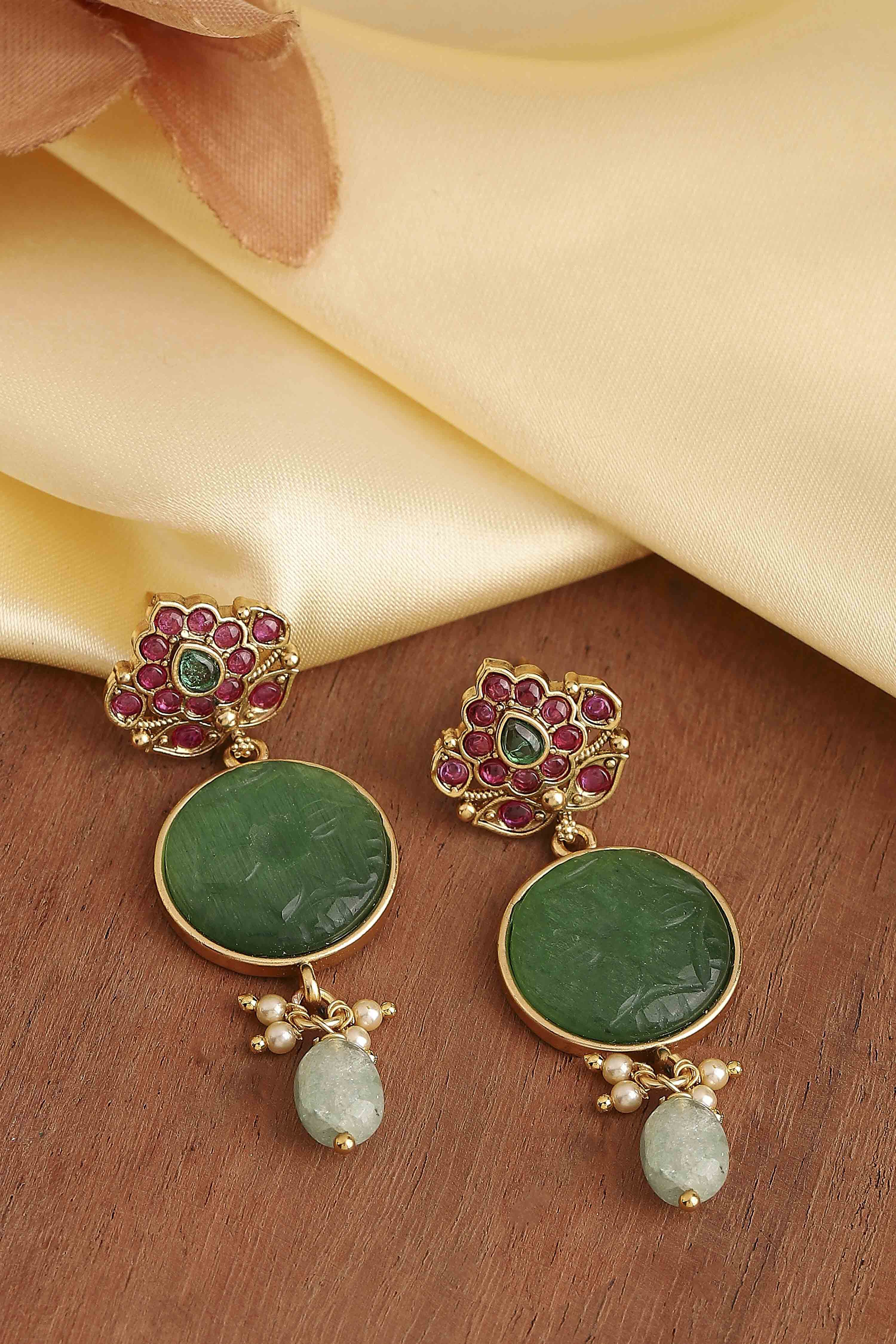 Multi Brass Drop & Danglers image number 0