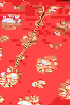 Red Straight Viscose Kurta image number 1