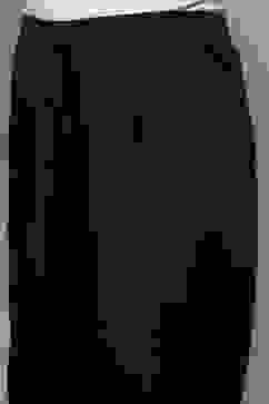 Black Asymmetric Solid Kurta Set image number 3