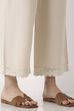 Natural Cotton Straight Palazzos image number 6