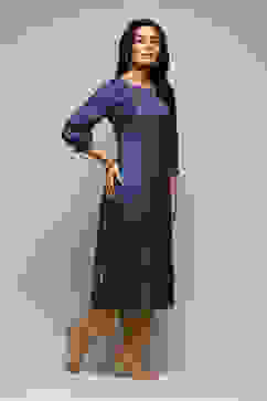 Teal Viscose Straight Printed Kurta image number 3