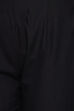 Black Woolen A-Line Kurta Narrow Pants Suit Set image number 3