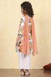 Blue Cotton Straight Printed Suit Set image number 4