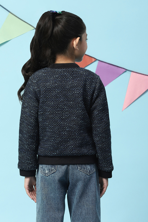 Blue Cotton Jacket image number 3