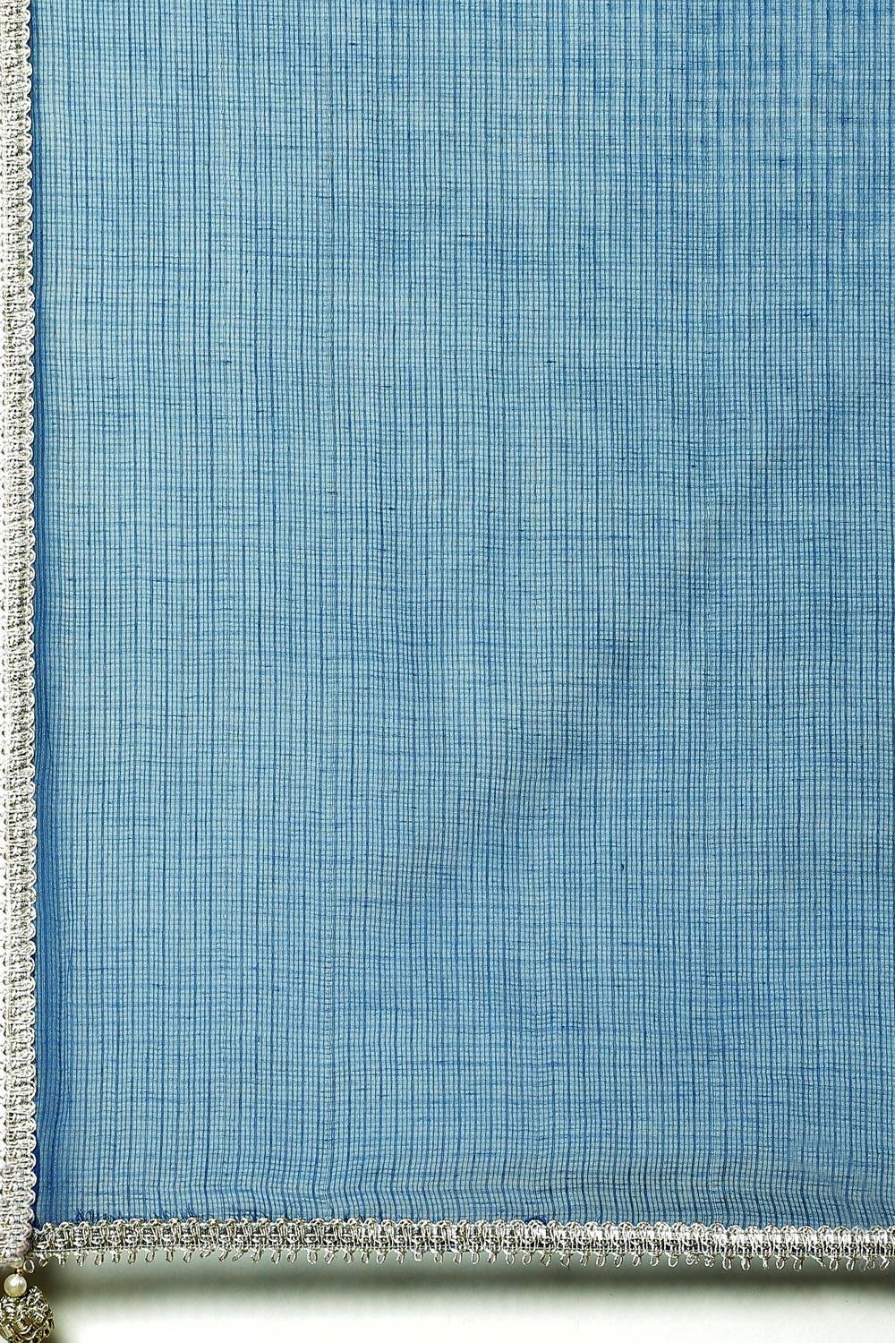 Soft Green Straight Kurta Palazzo Suit Set image number 3