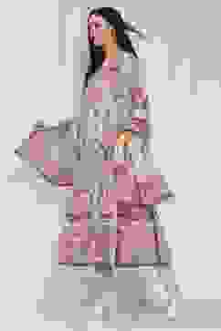 Sage Green Cotton Printed Anarkali Suit Set image number 3