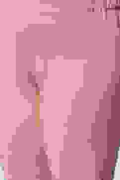 Peach Viscose Flared Kurta Legging Suit Set image number 2