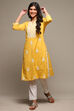 Sea Green Cotton Straight Embroidered Kurta image number 0