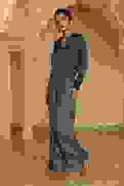 Emerald Green Art Silk Sequinned Co-ord Set image number 3