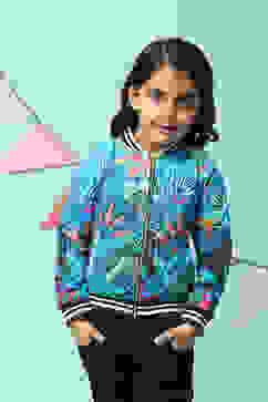 Blue Cotton Jacket image number 5