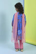 Blue Cotton Straight Suit Set image number 4